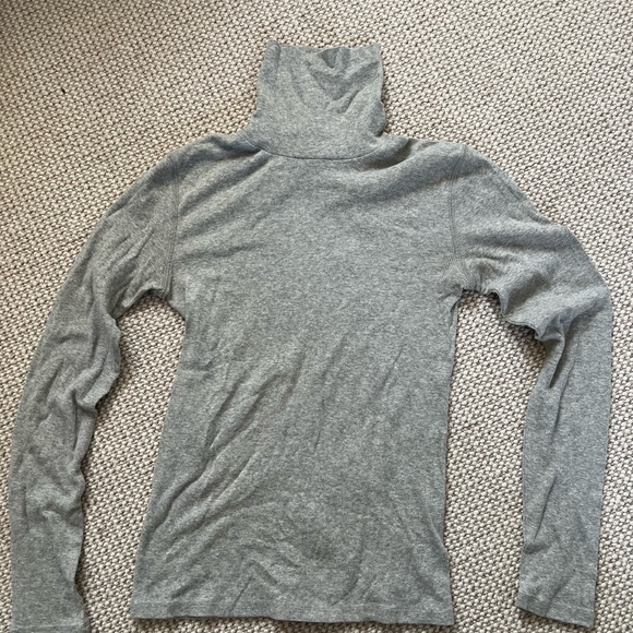 Everlane micro rib supima turtleneck grey size small very good condition - Picture 4 of 6